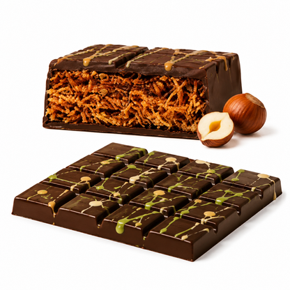 Dubai Pistachio Chocolate Bar with Creamy Pistachio Filling & Crispy Knafeh – Premium Luxury Chocolate Gift-WH